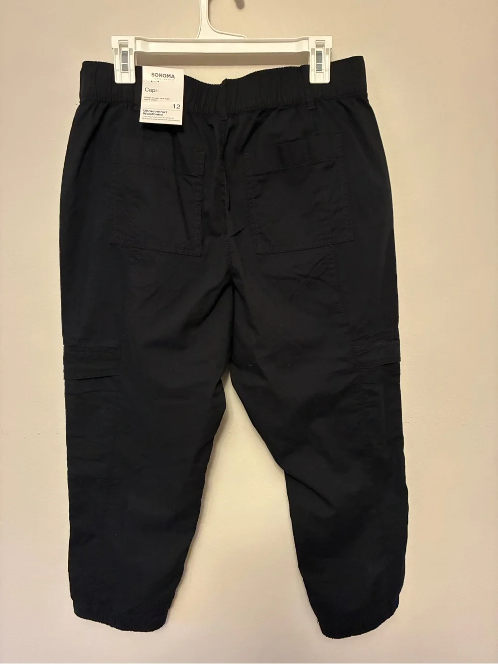 Sonoma Black Utility Capri Pants – Size 12 – NWT